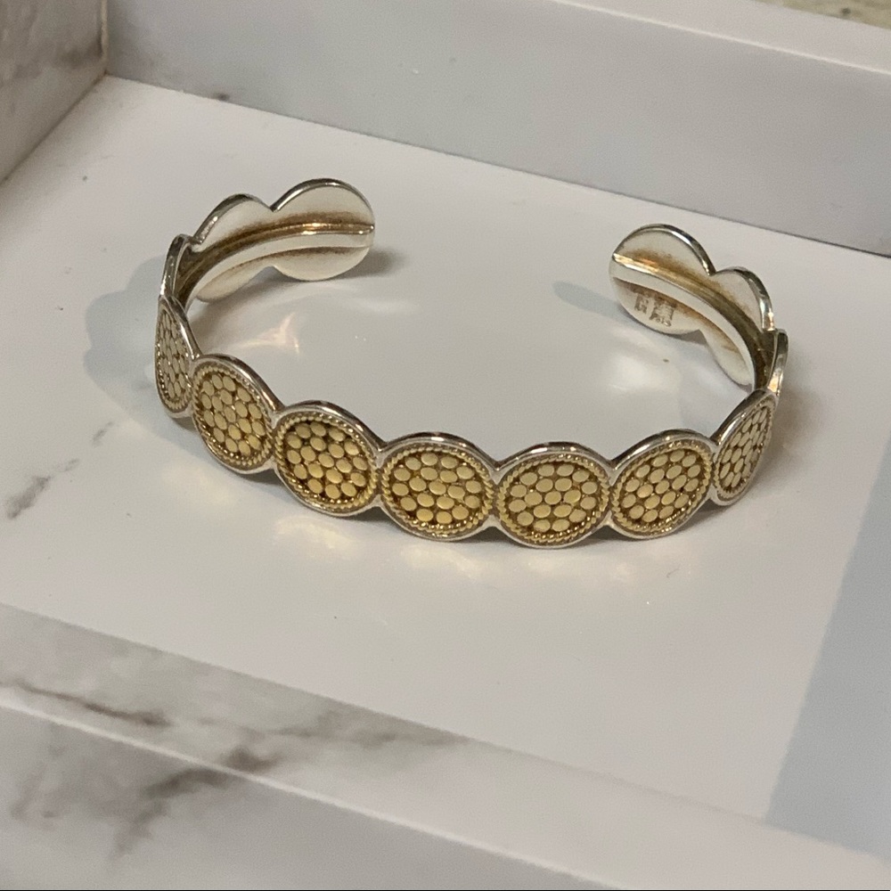 Anna Beck Gold Multi-Disc Cuff Bracelet
